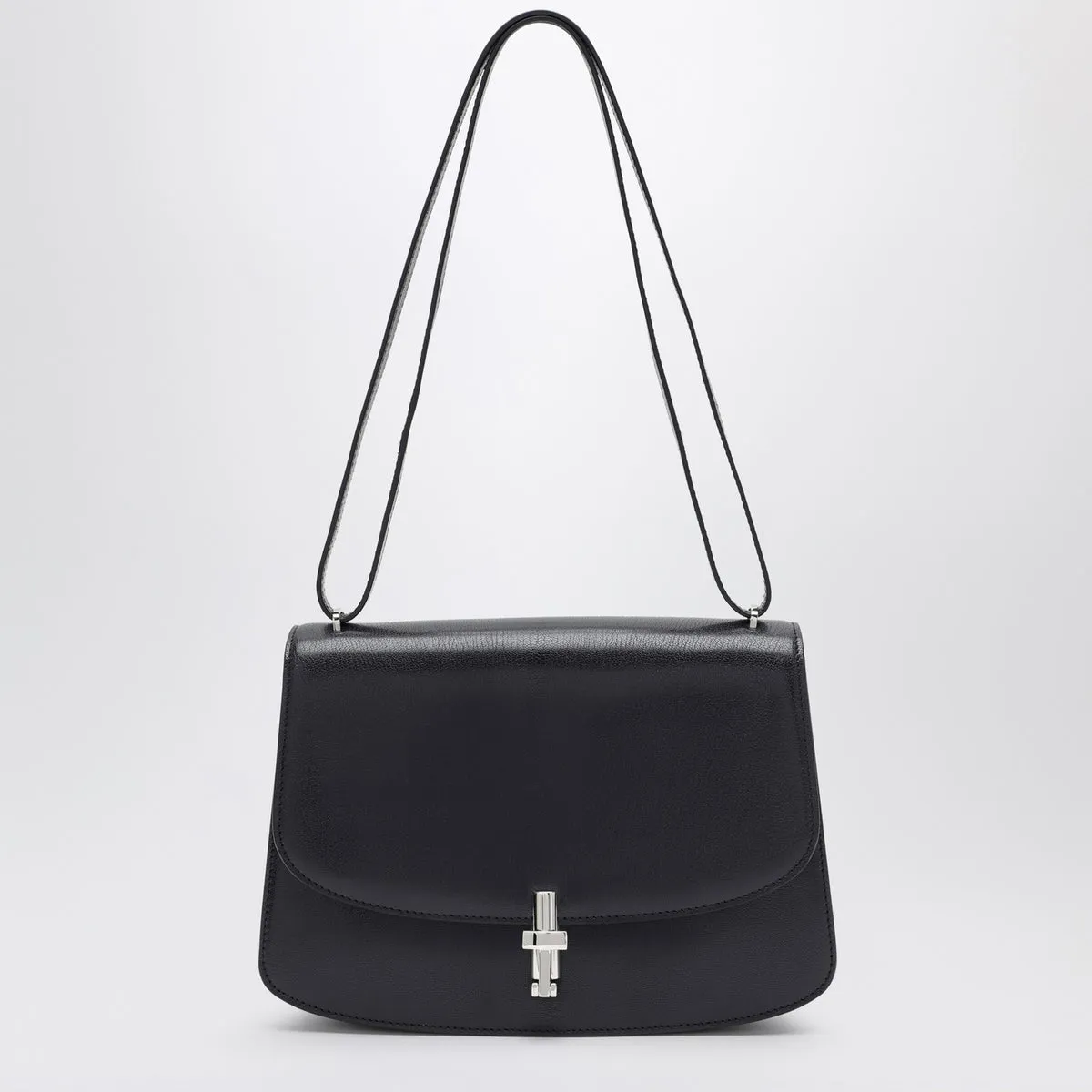 The Row    The Row Sofia 10 Navy Blue Leather Bag