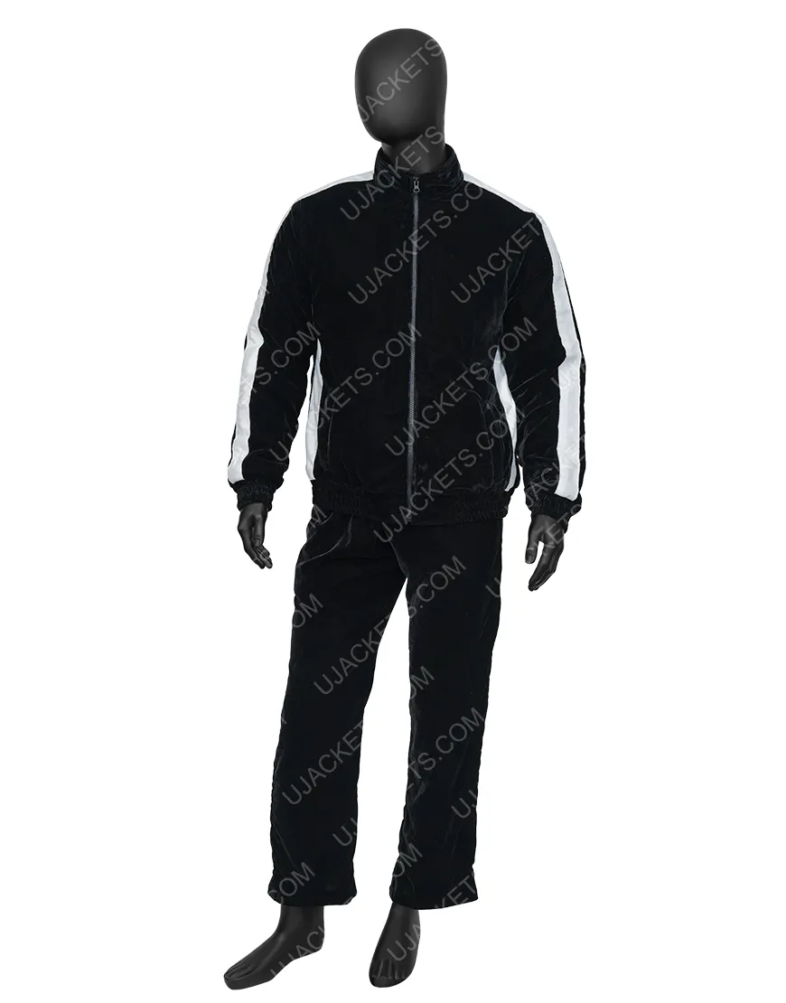 The Sopranos James Gandolfini Black Tracksuit | Tony Soprano Tacksuit