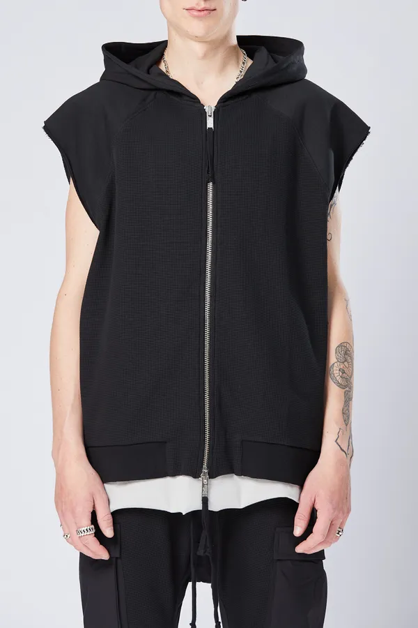 thom/krom M SJ 621 Sweat Vest - Black