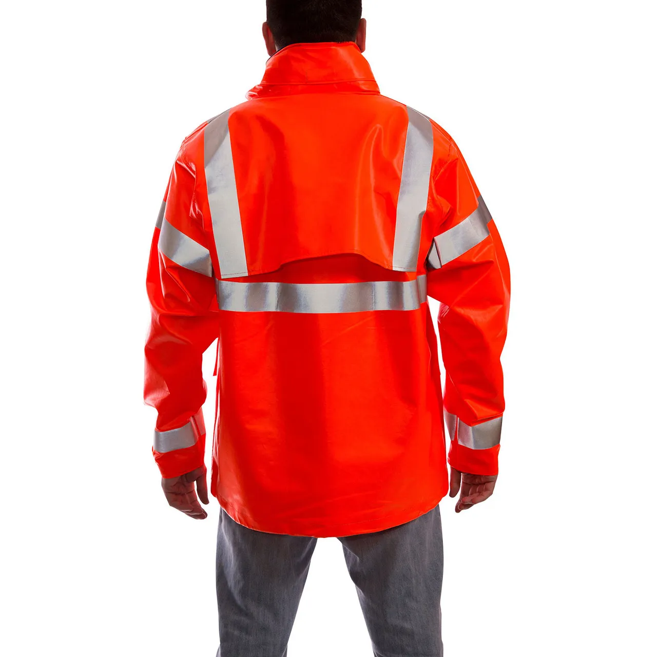 Tingley FR Class 3 Hi Vis Orange Eclipse Rain Jacket J44129