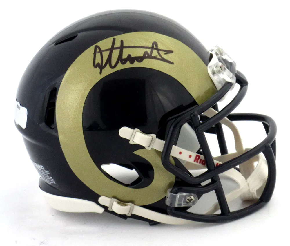 Todd Gurley Signed Los Angeles Rams Riddell Speed NFL Mini Helmet