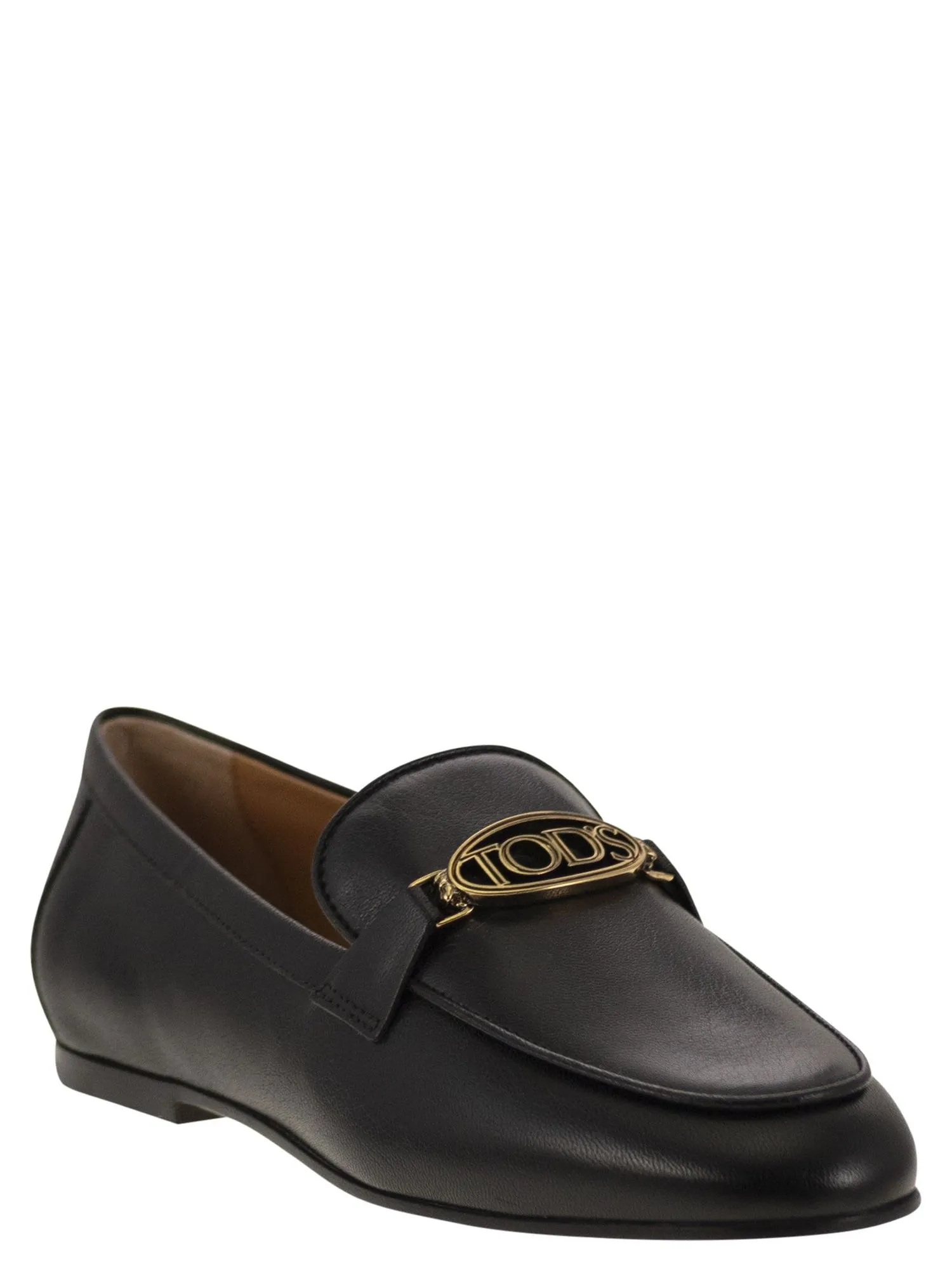 Tod's    Tod's Leather Loafer With Accessory