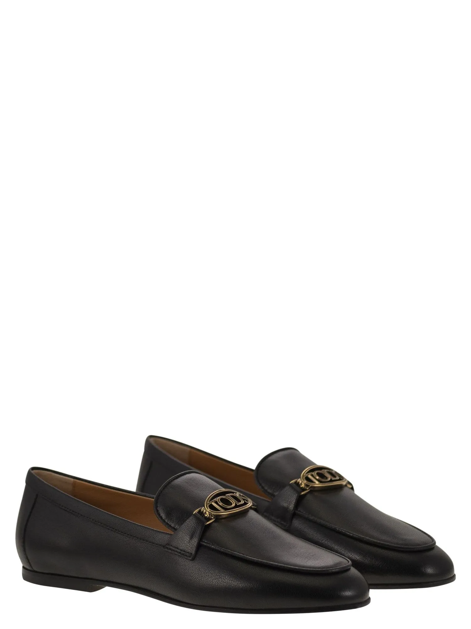 Tod's    Tod's Leather Loafer With Accessory