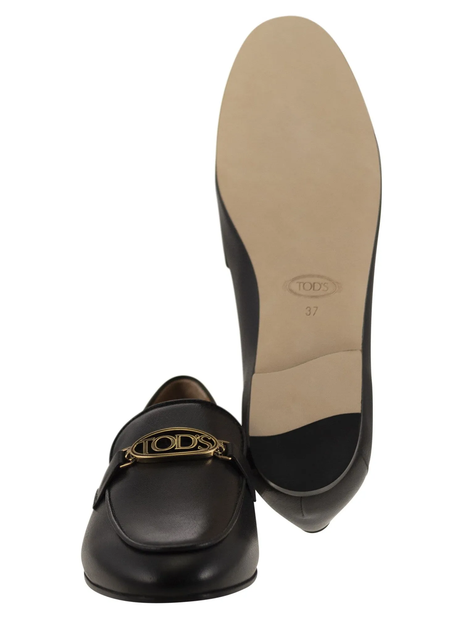 Tod's    Tod's Leather Loafer With Accessory