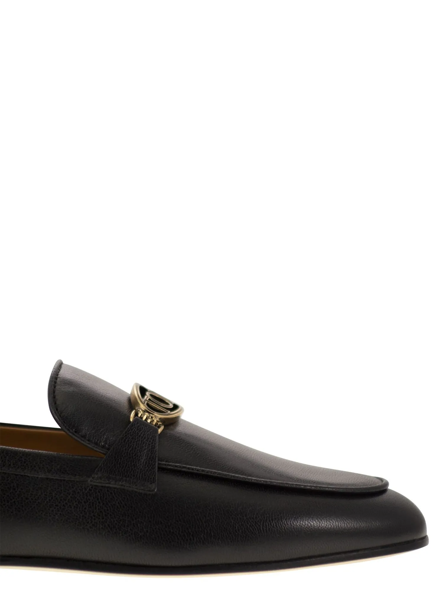 Tod's    Tod's Leather Loafer With Accessory