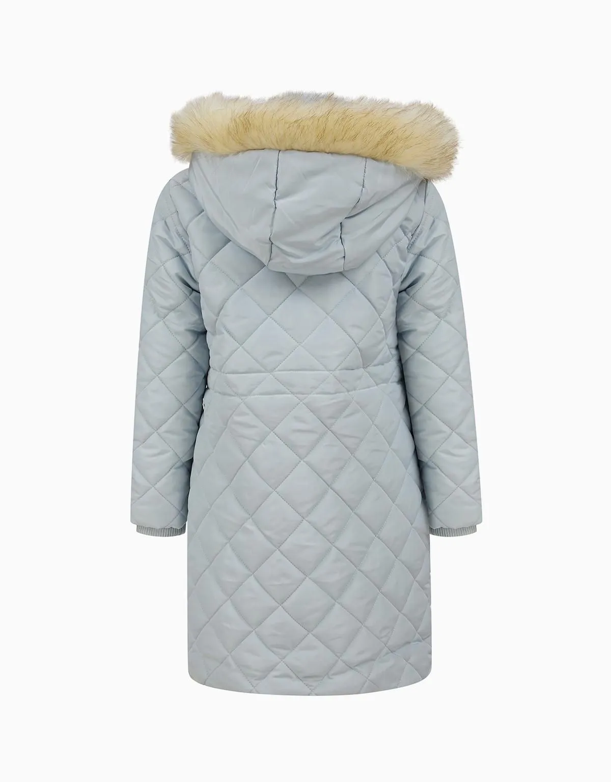 Tokyo Laundry Girls Diamond Quilted Jacket Blue