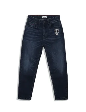 Tommy Hilfiger Kids Whiskered Stone Wash Temecula Jeans