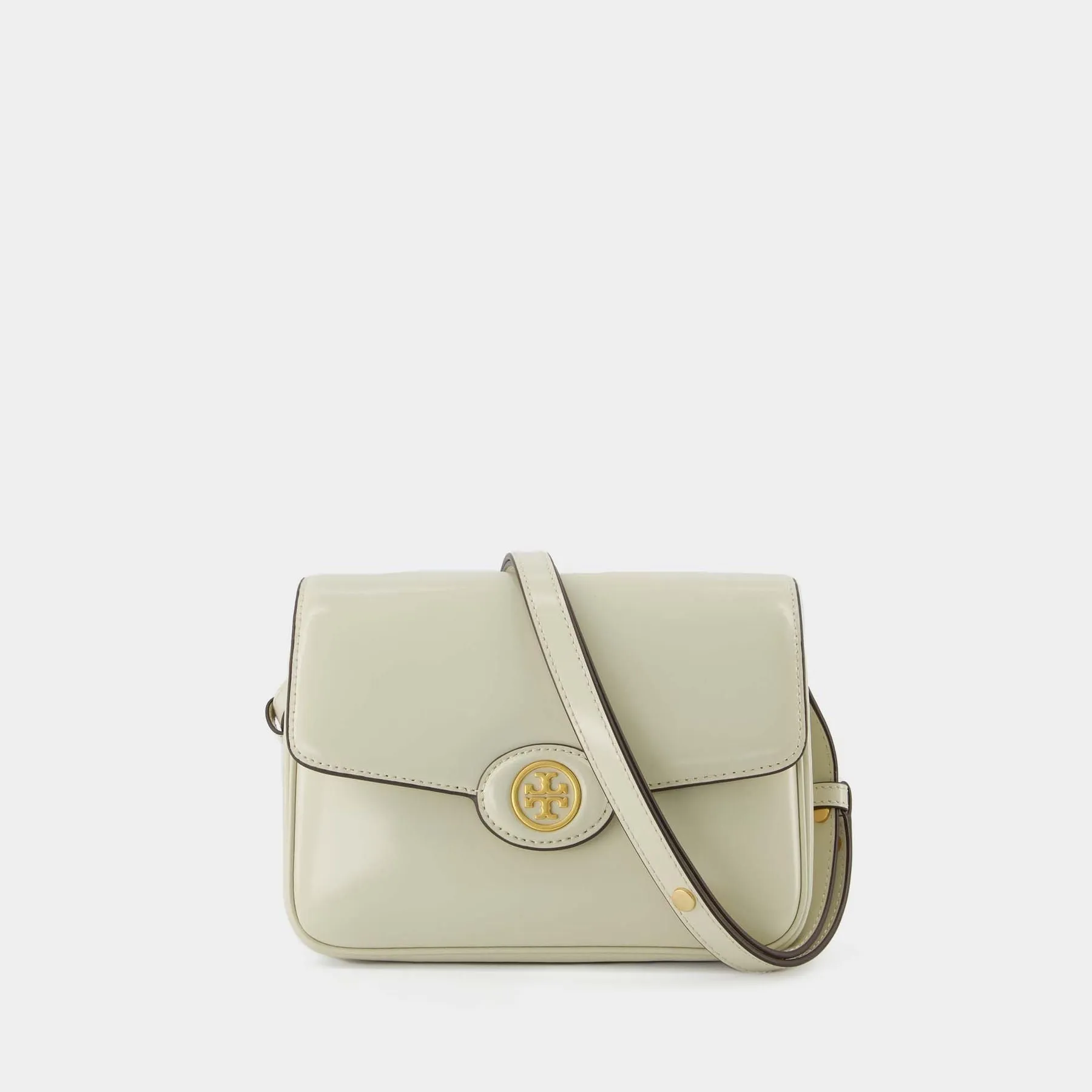 Tory Burch  Robinson Hobo Bag - Tory Burch -  Shea Butter - Leather