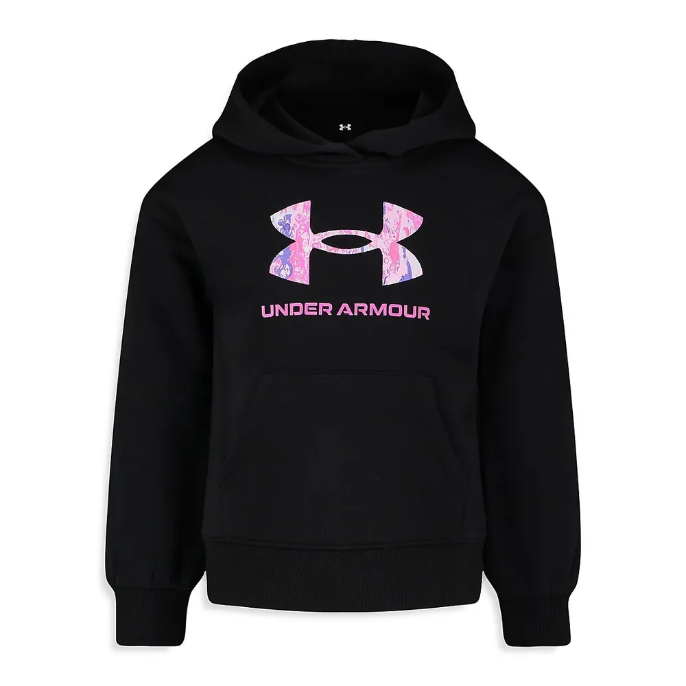 Under Armour Little Girl's Marble Big Logo Hoodie