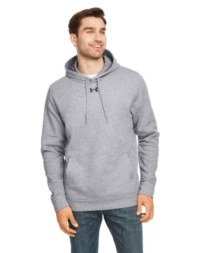 Under Armour Men's Hustle Pullover Hooded Sweatshirt 1300123 T GR HT/ BK 025