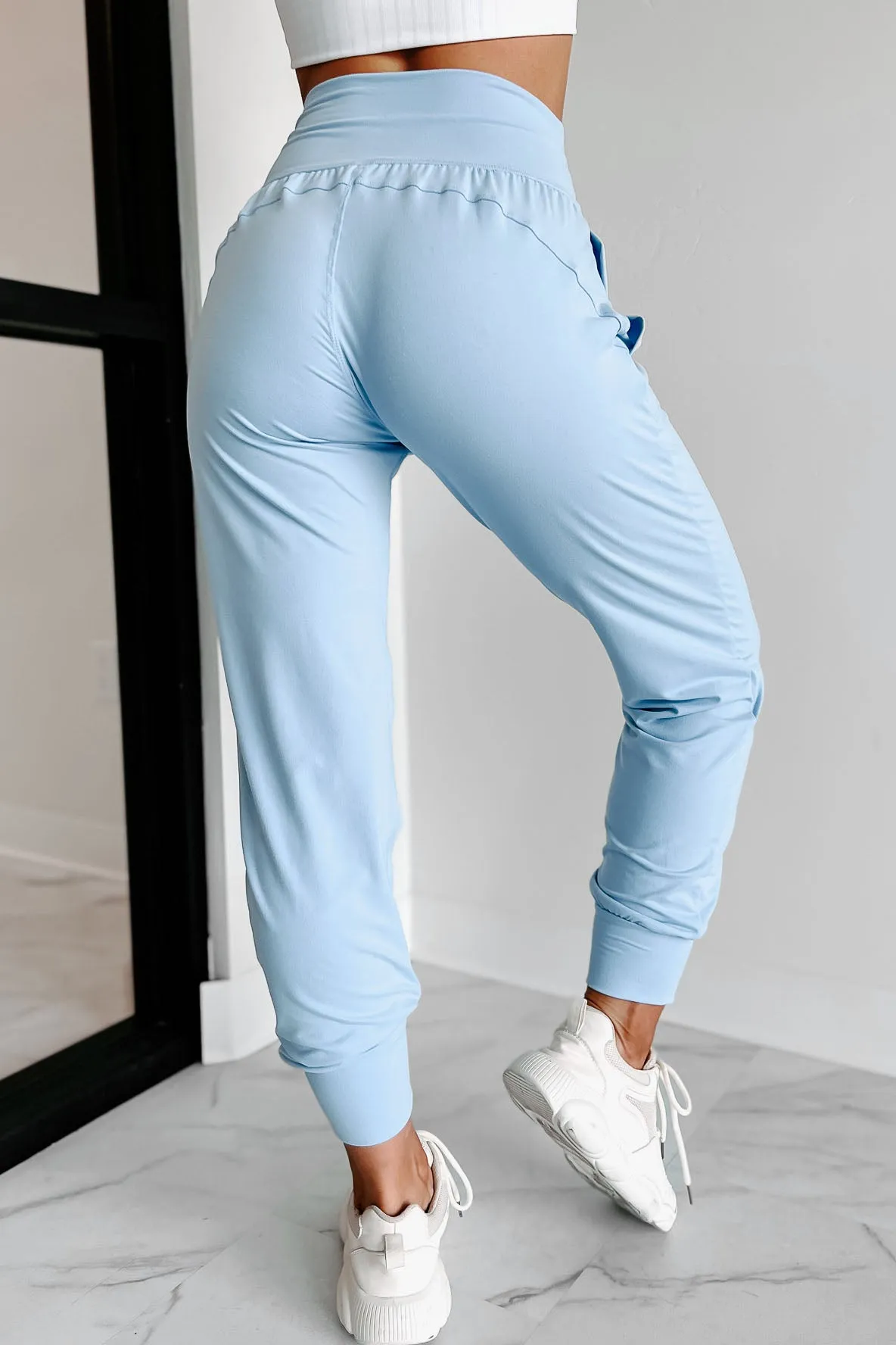 Unwind & Relax Buttery Soft Joggers With Pockets (Light Blue)