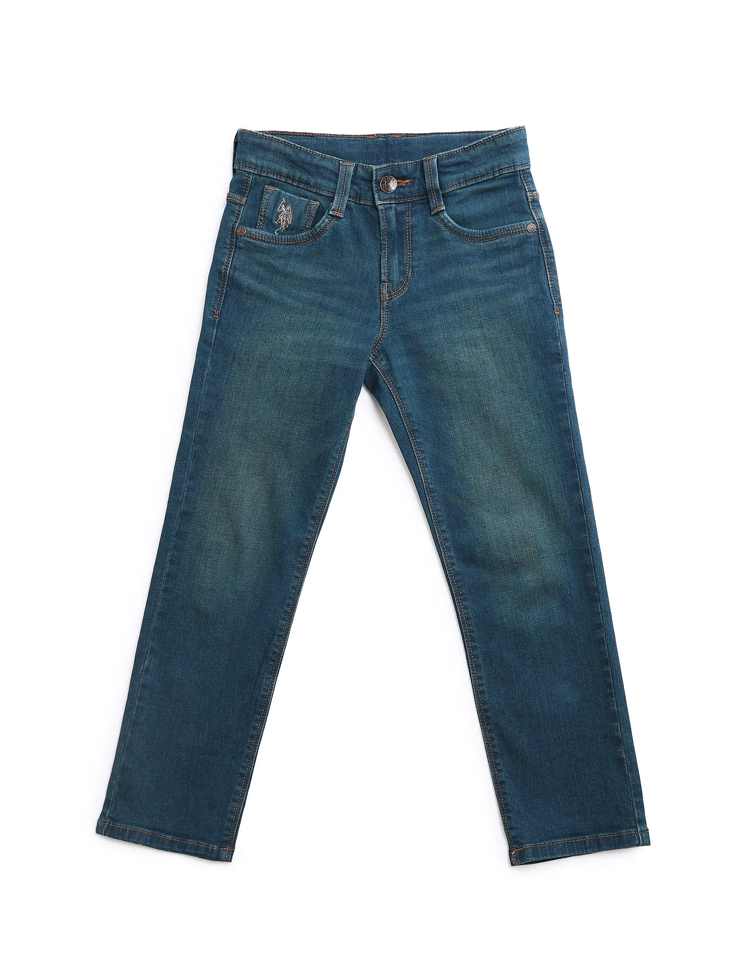 U.S. Polo Assn. Kids Boys Regular fit Blue Jeans