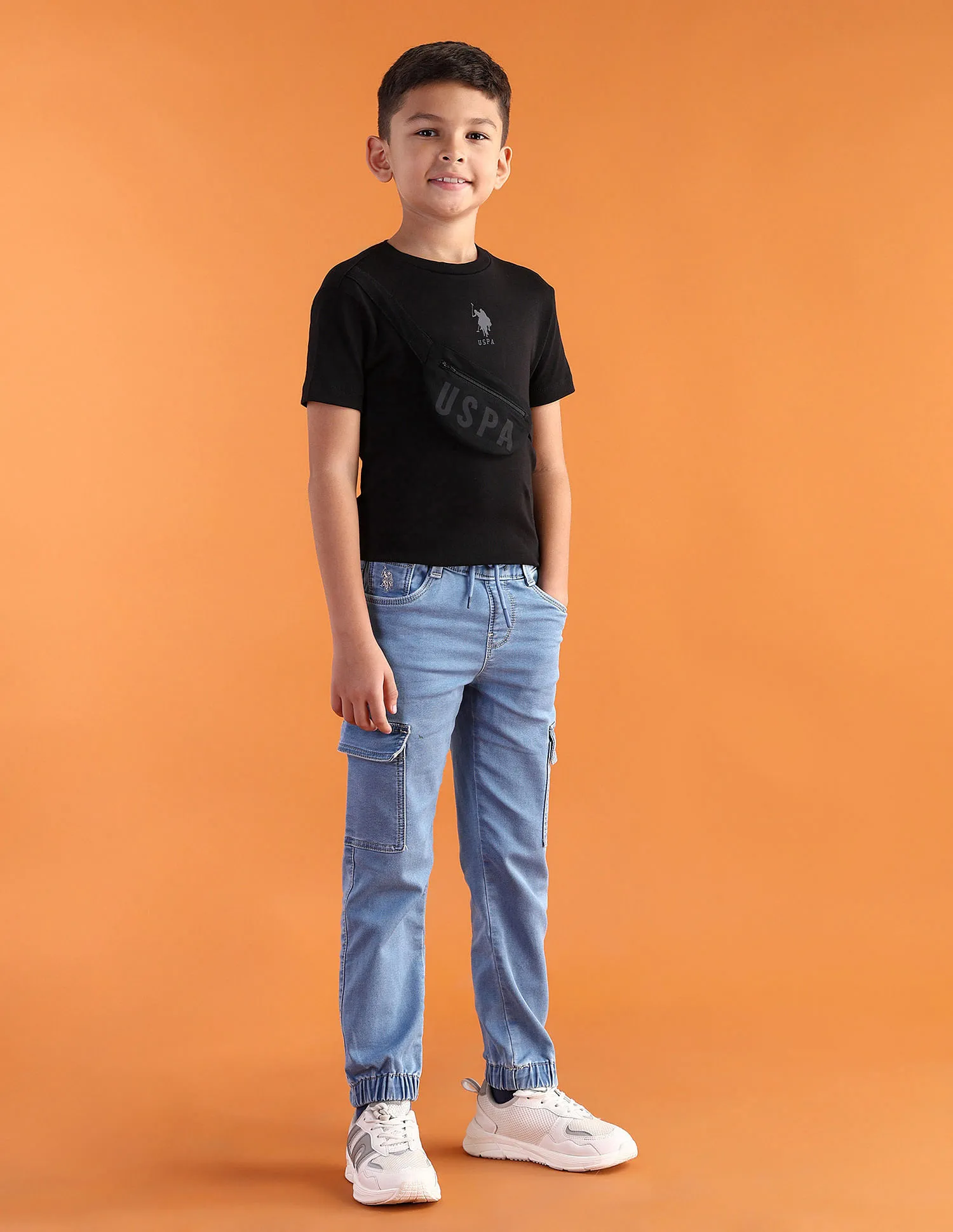 U.S. Polo Assn. Kids Boys Slim fit Denim Jeans