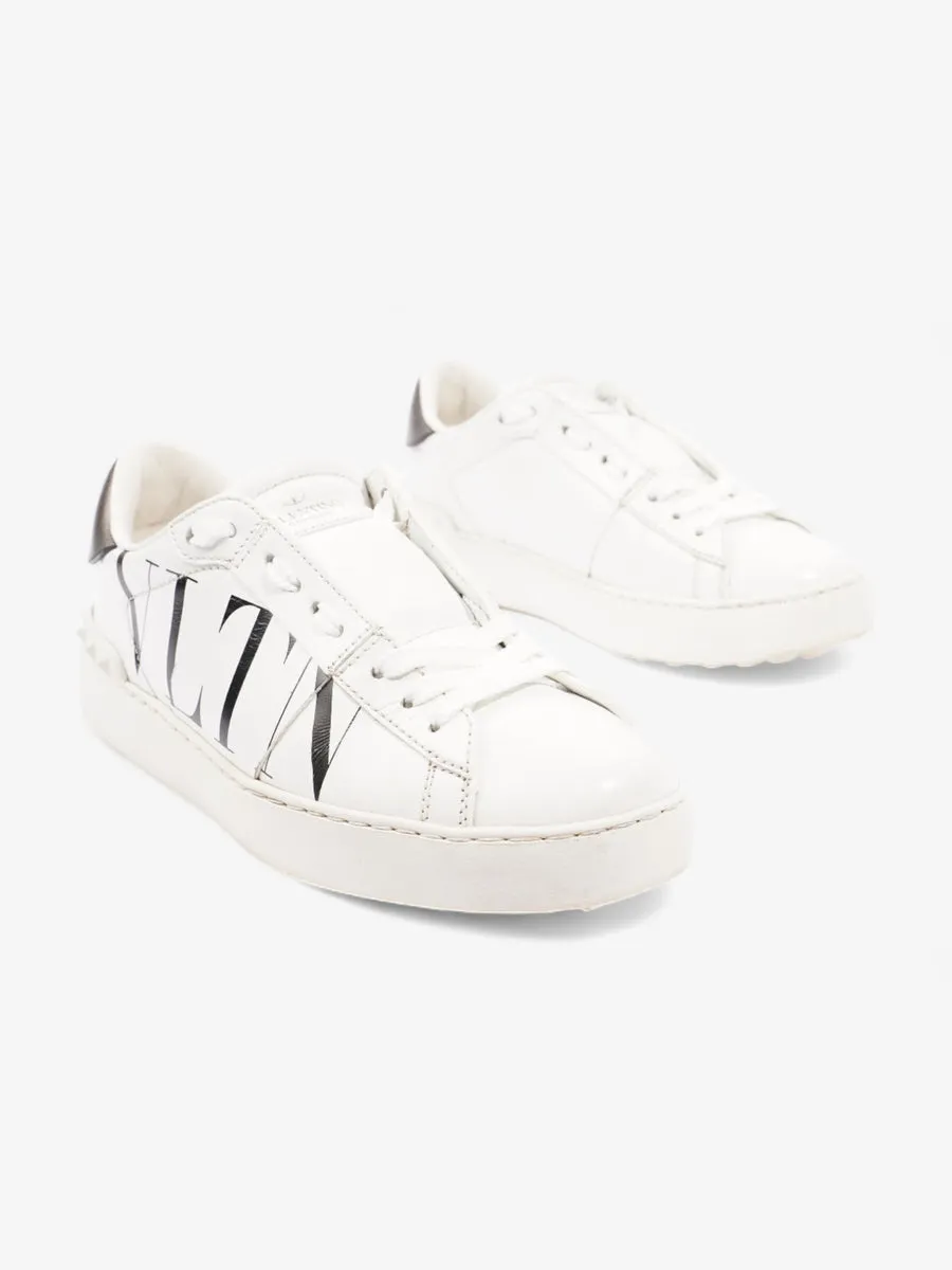 Valentino Open Sneakers White / Black Logo Leather EU 36.5 UK 3.5