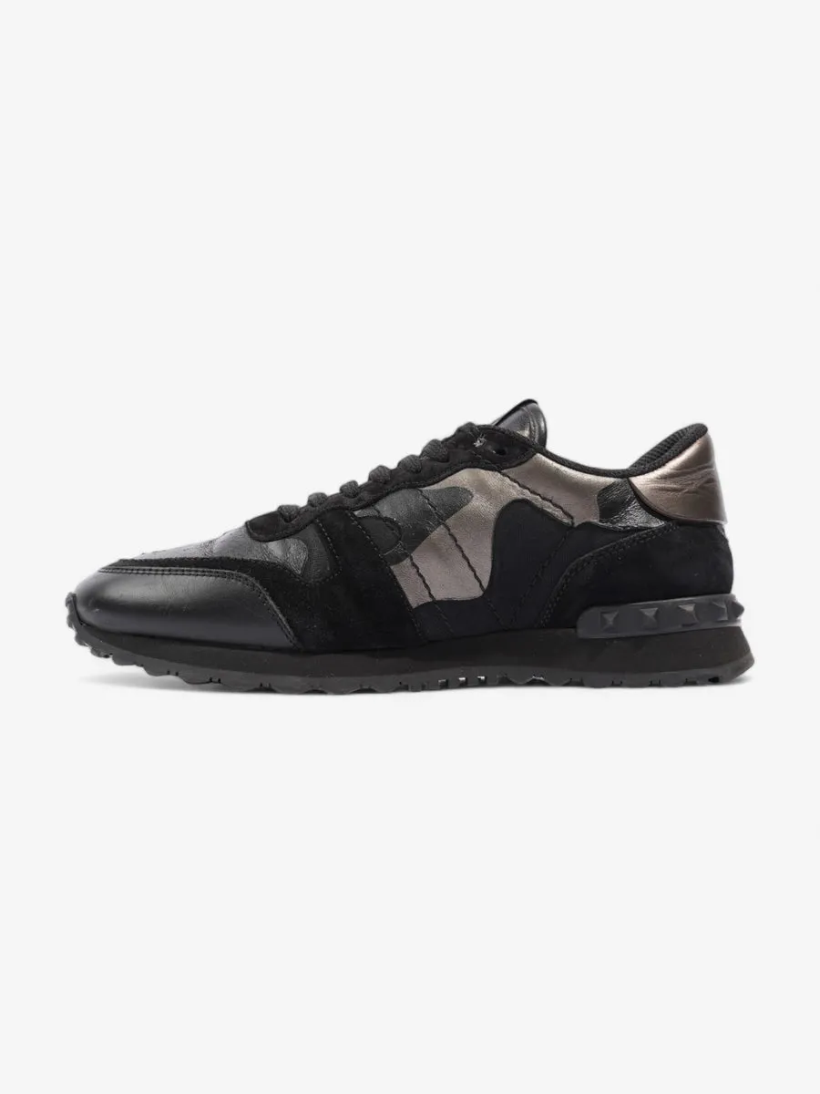 Valentino Rockrunner Sneakers Black / Grey Leather EU 39 UK 6