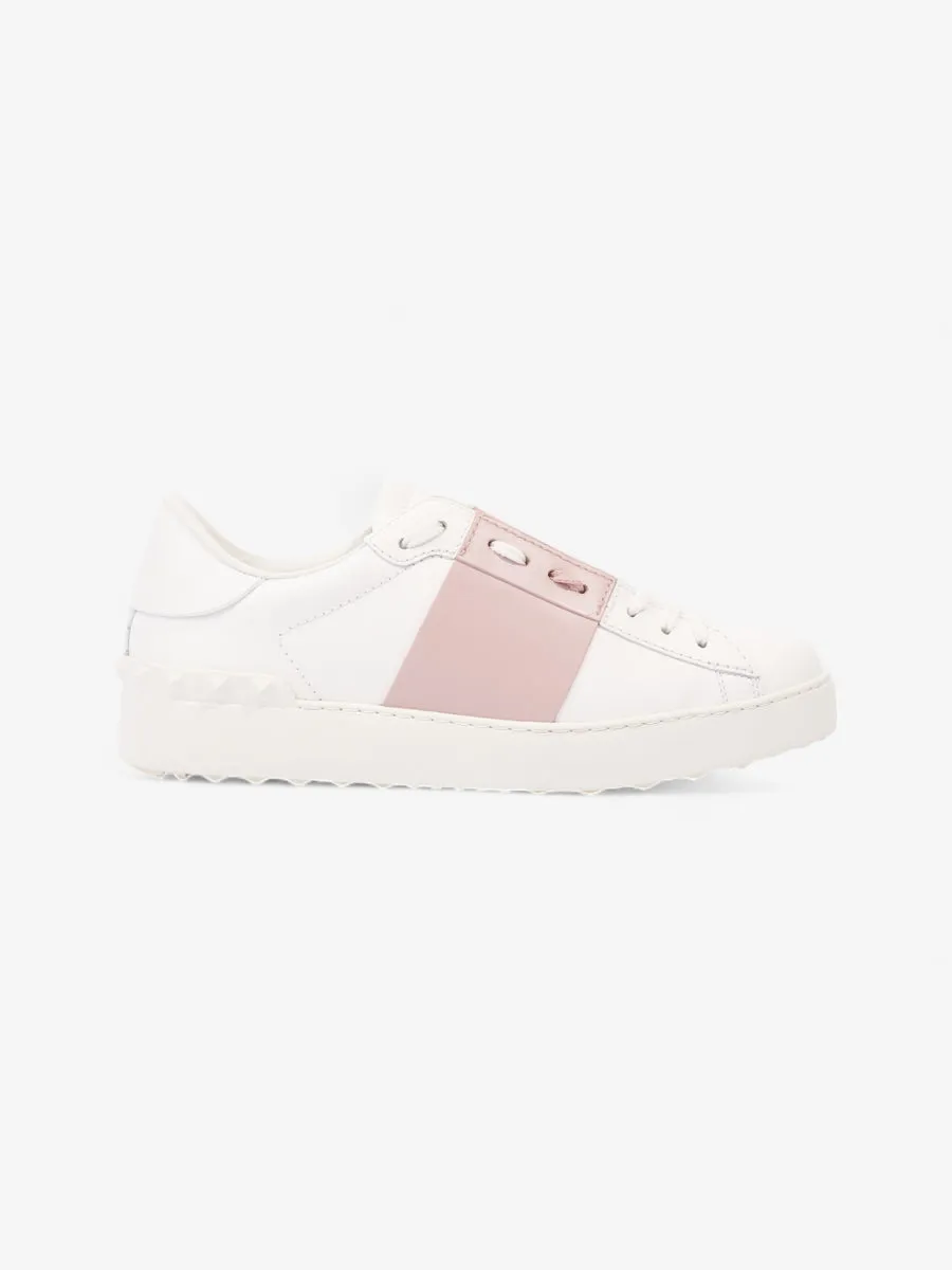 Valentino VLTN Open Sneakers White / Rose Leather EU 39 UK 6