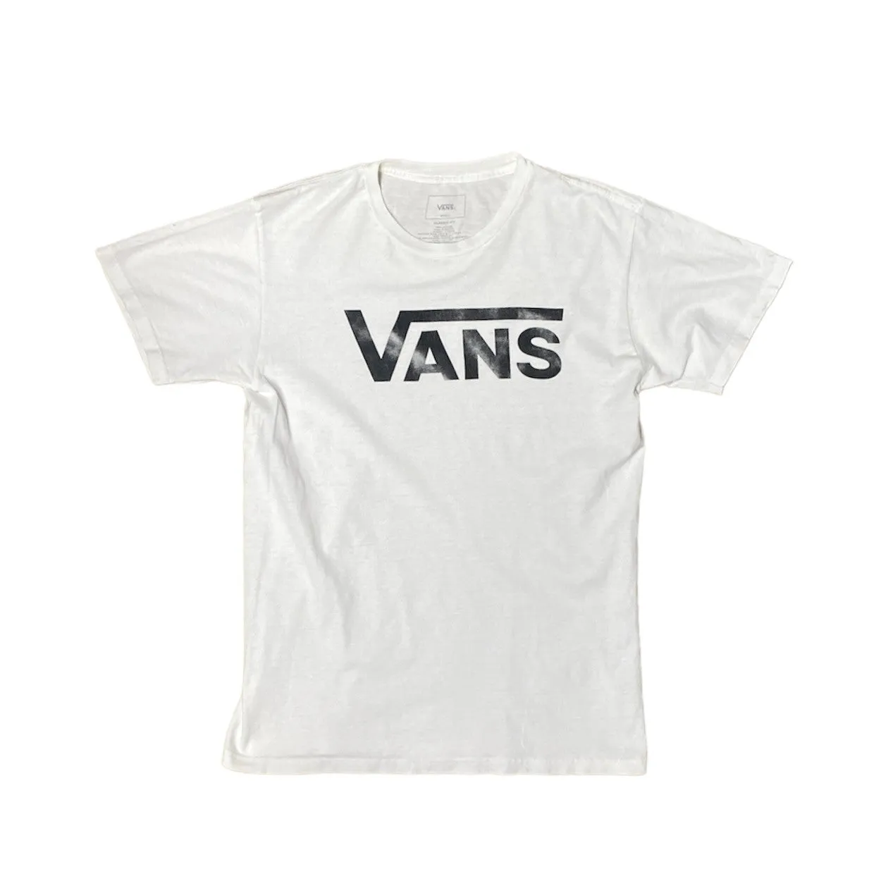 Vans Block Logo White Tshirt