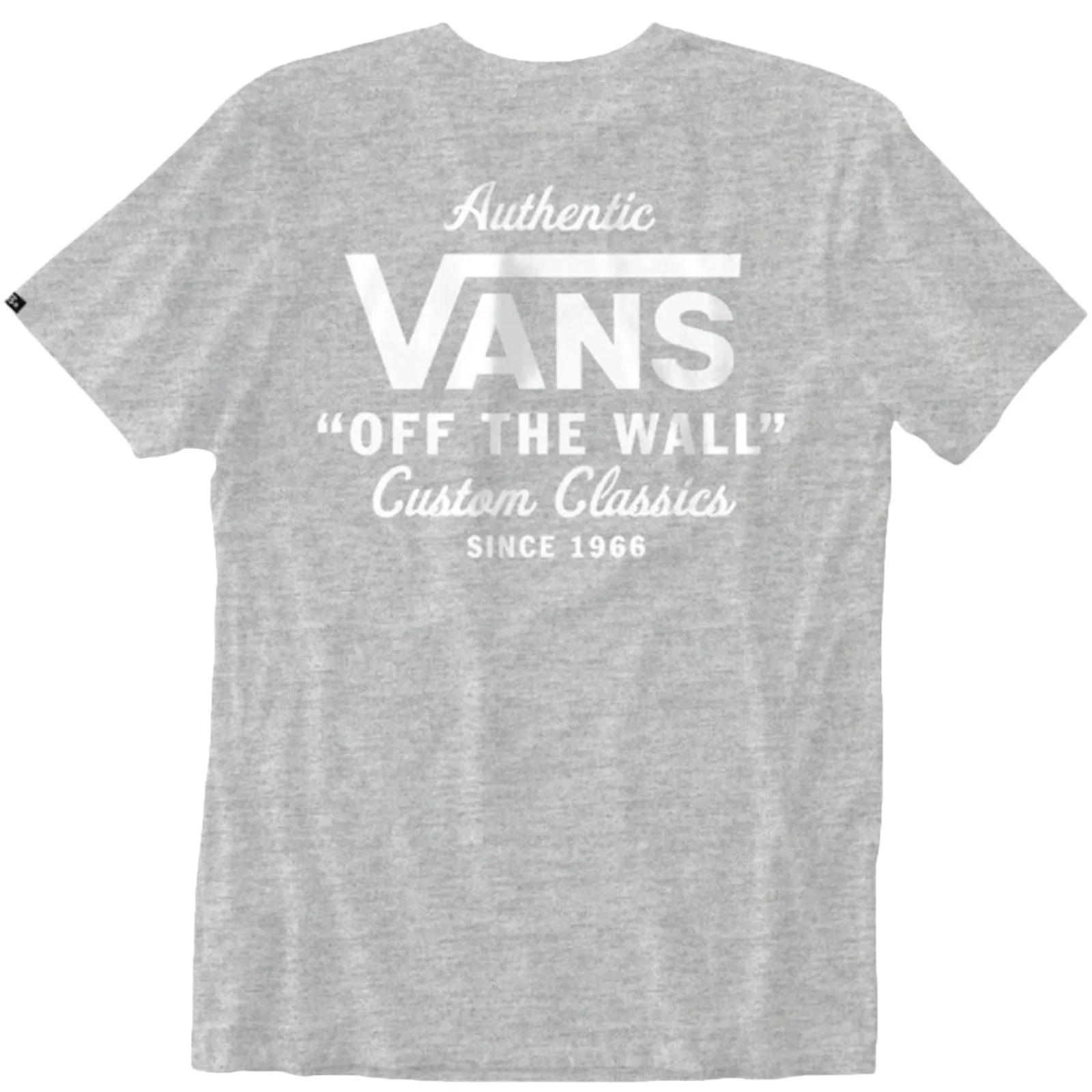 Vans Mens Holder Street Cotton T-Shirt - Grey