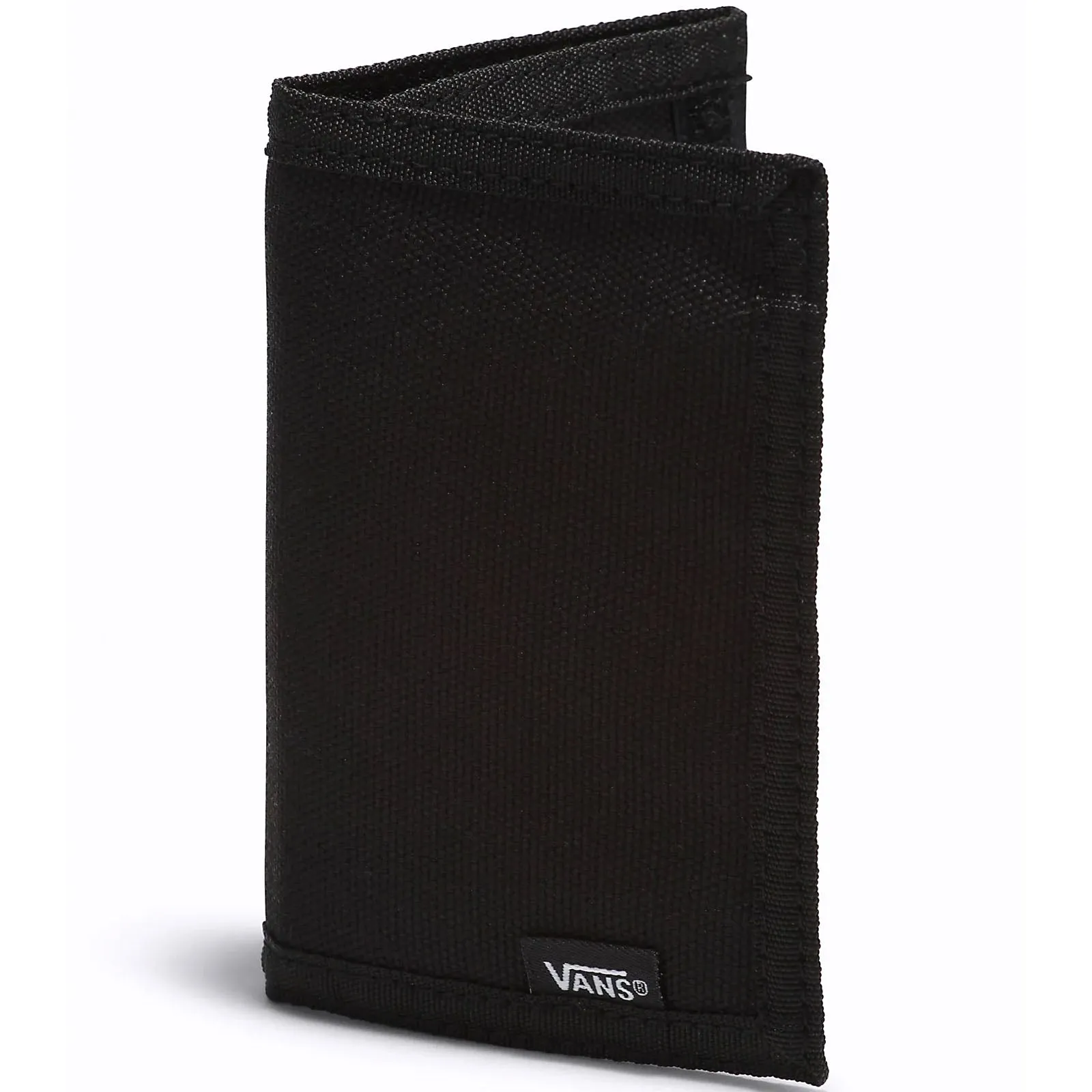 Vans Mens Slipped Tri-fold Checkered Money Wallet - Black