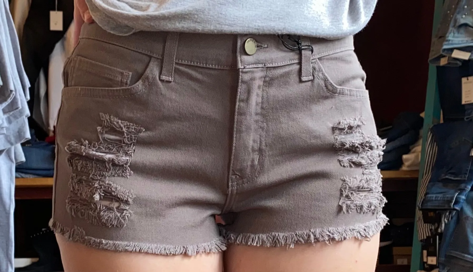 Vintage Charcoal Shorts