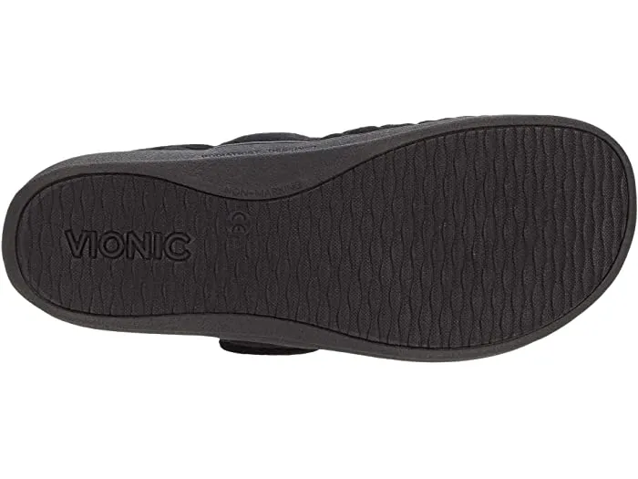 Vionic Women's Jackie Black Slip On Slipper