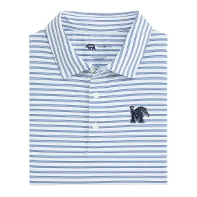 Wedge Stripe Memphis Performance Polo