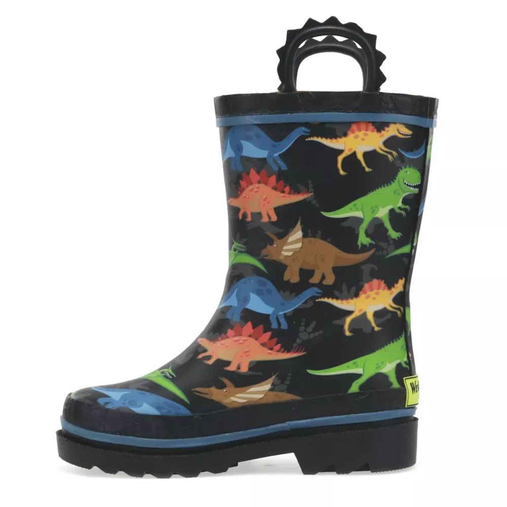 WESTERN CHIEF  BOYS TODDLER DINO WORLD RAIN BOOT