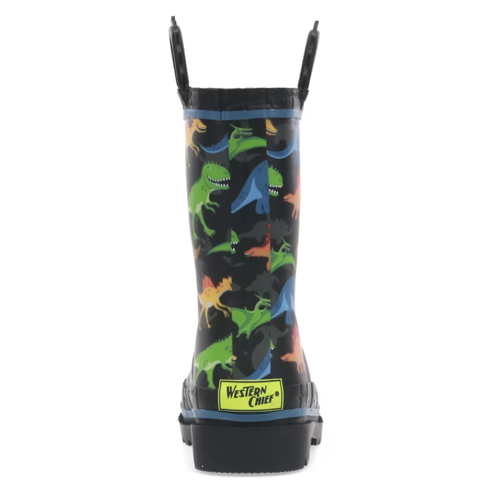 WESTERN CHIEF  BOYS TODDLER DINO WORLD RAIN BOOT