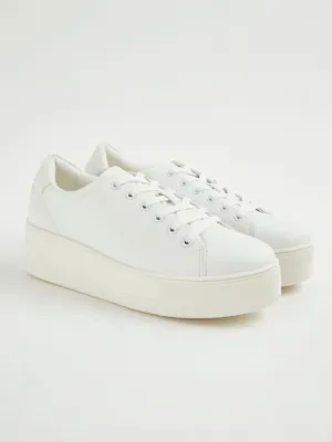 White Flatform Cupsole Trainers | Women | George at ASDA