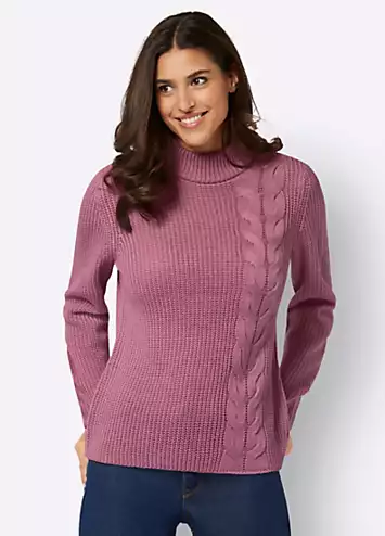 Witt Dark Rose Crew Neck Jumper | Grattan