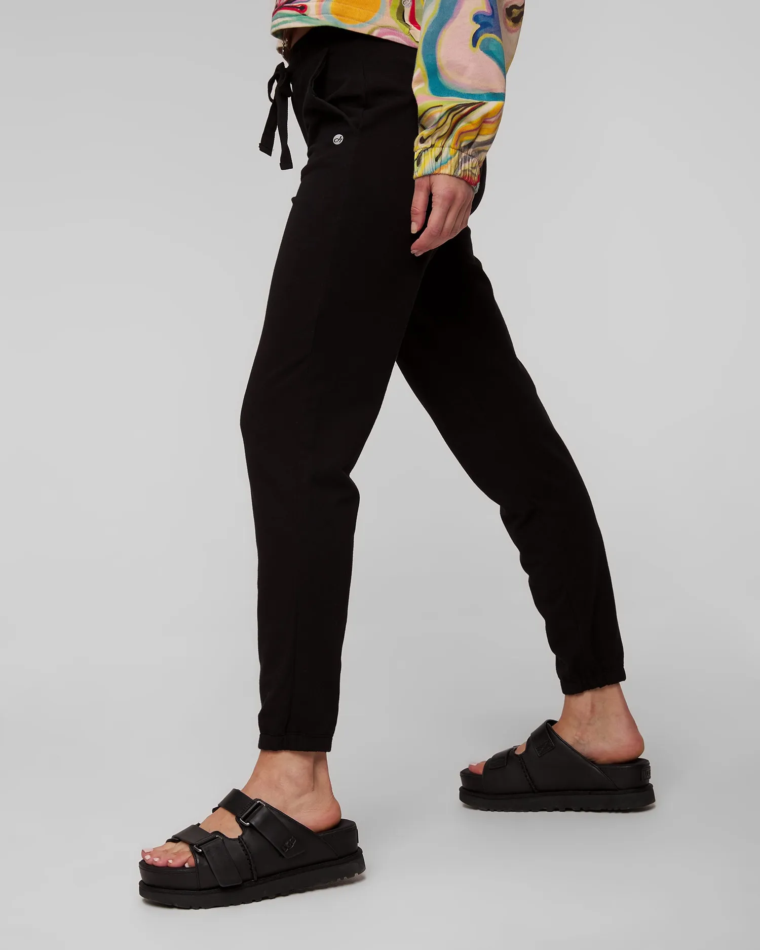 Women's black trousers Deha A00325-10009