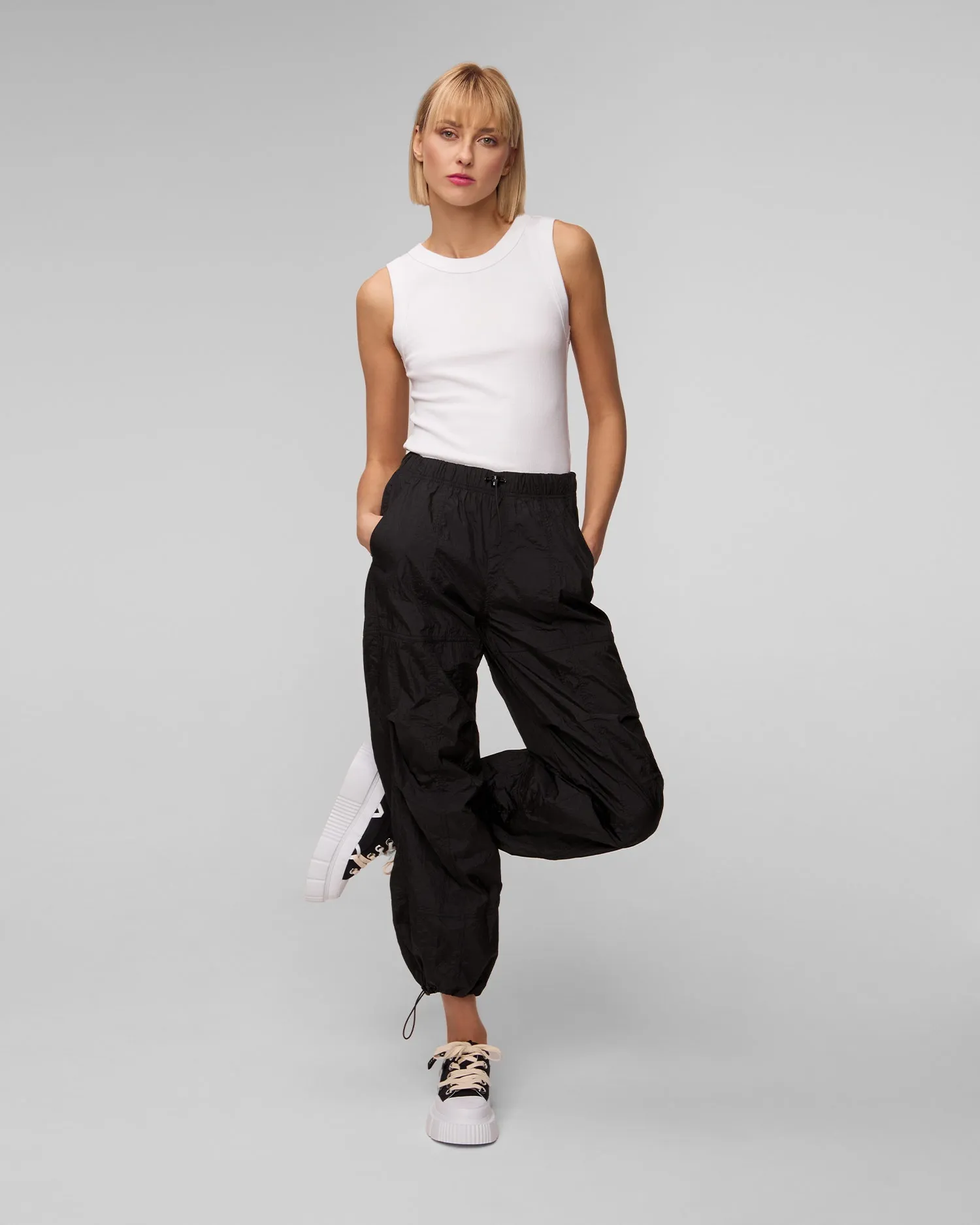 Women's black trousers Deha D02446-10009