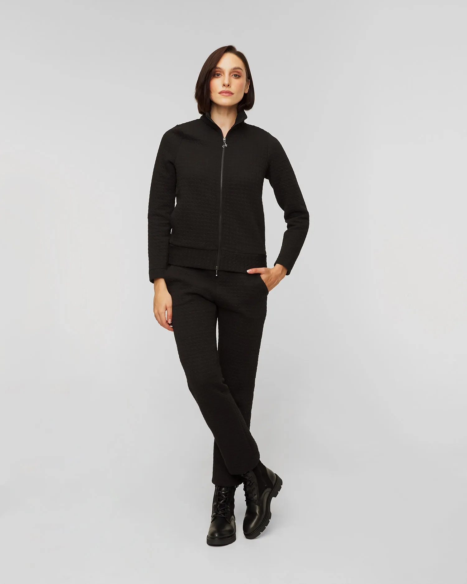 Women's black trousers Deha d93736-10009