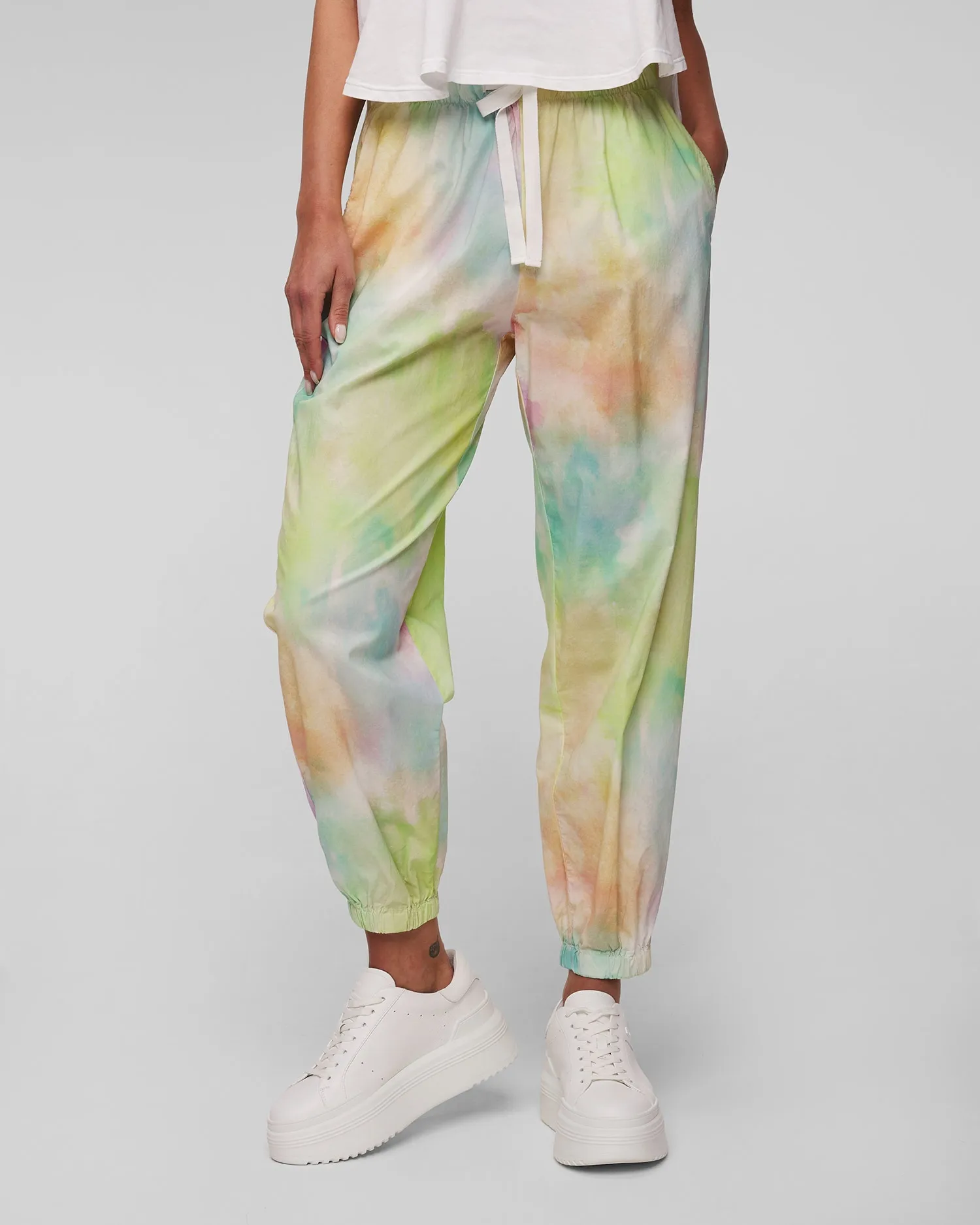 Women's tie dye trousers Deha D02345-12704