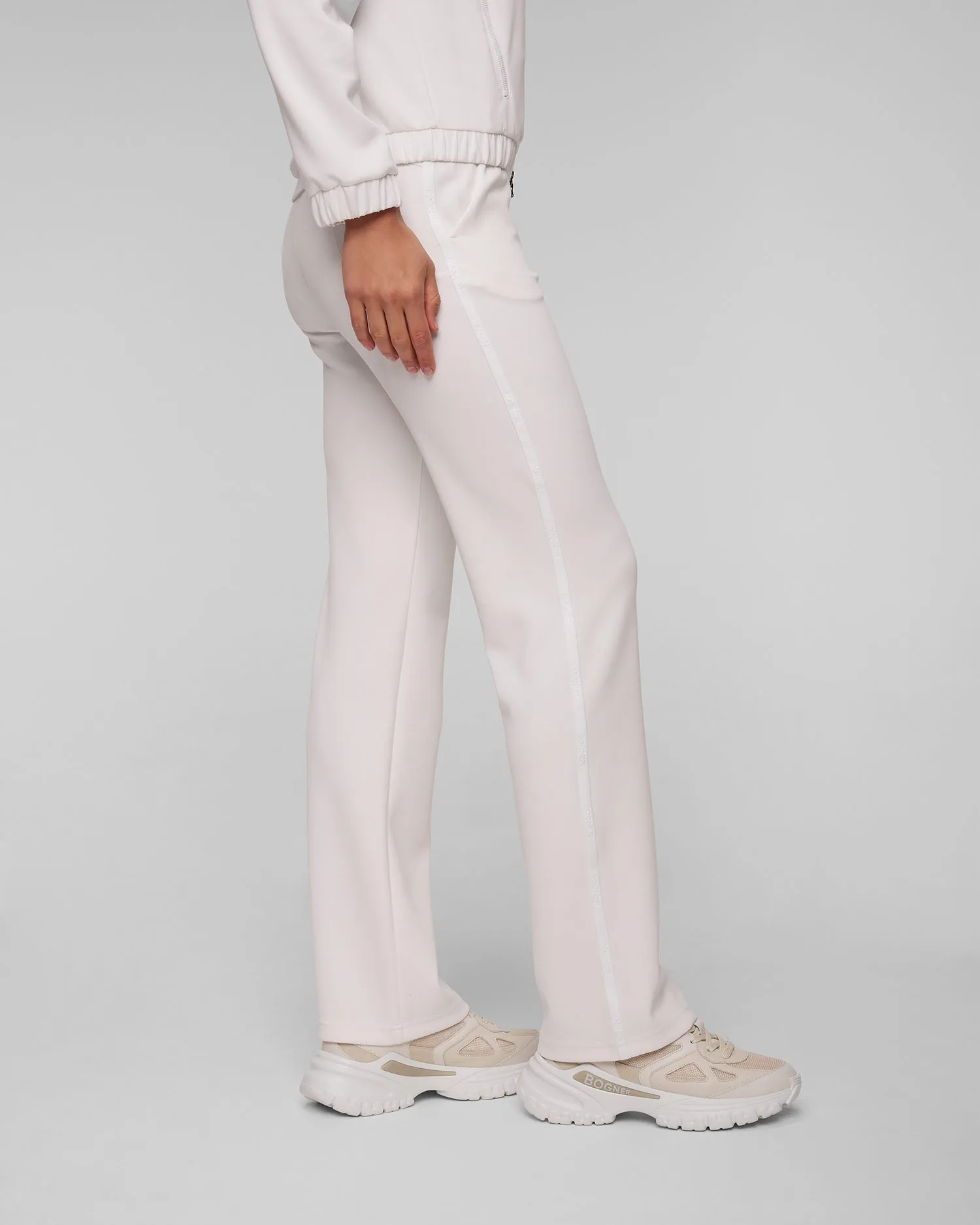 Women's white trousers BOGNER Linna 11538881-31