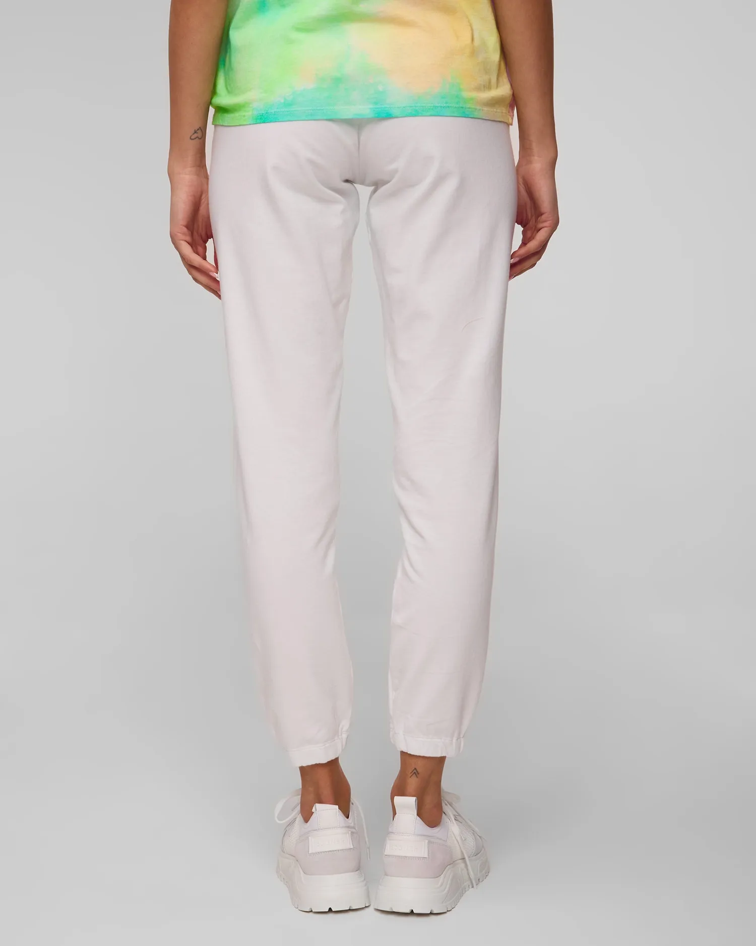 Women's white trousers Deha A00325-10001