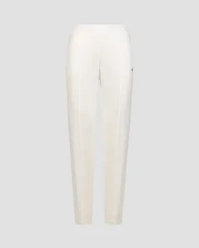 Women's white trousers Deha D02065-10001