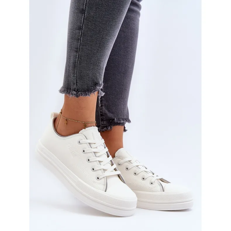 Women's Eco Leather Sneakers Big Star NN274847 White