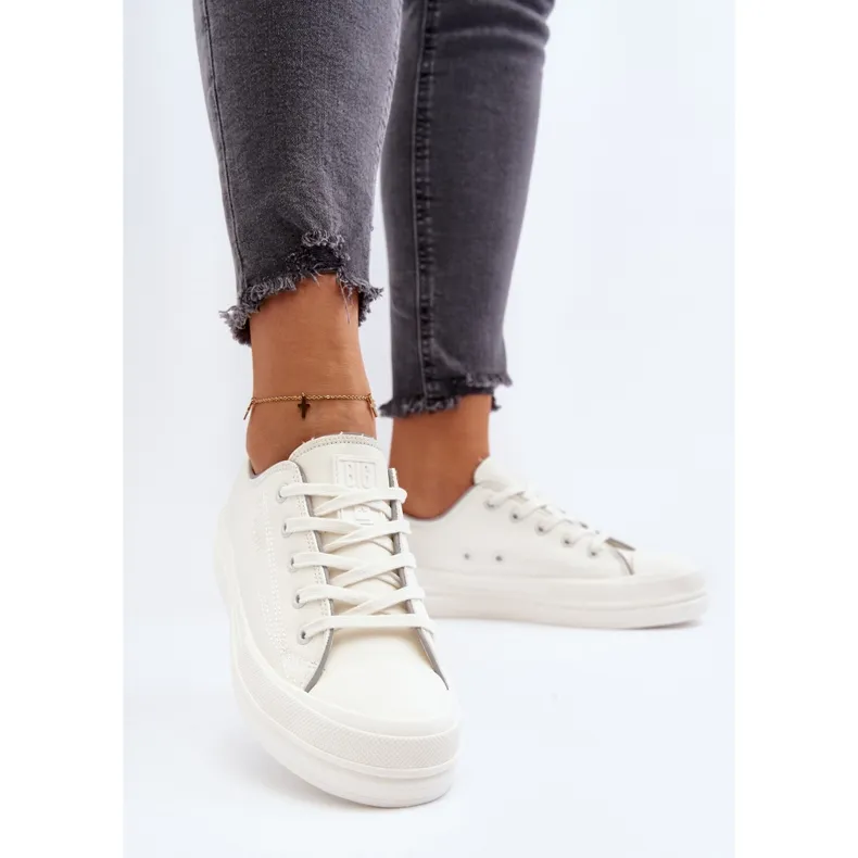 Women's Eco Leather Sneakers Big Star NN274847 White