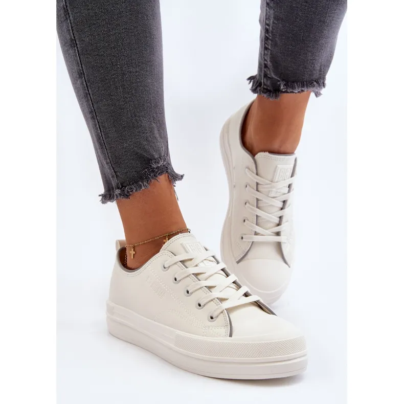 Women's Eco Leather Sneakers Big Star NN274847 White