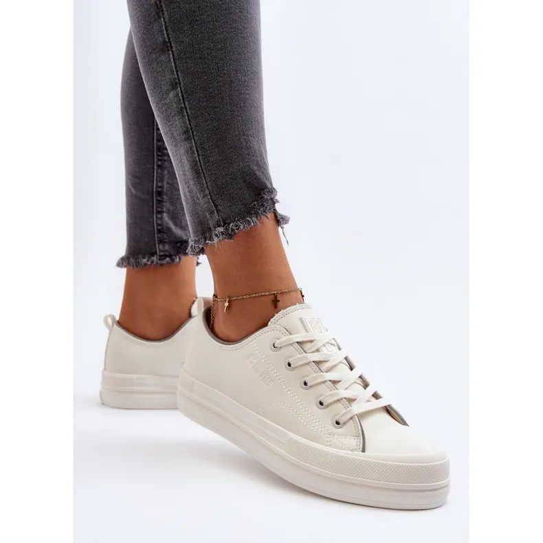 Women's Eco Leather Sneakers Big Star NN274847 White