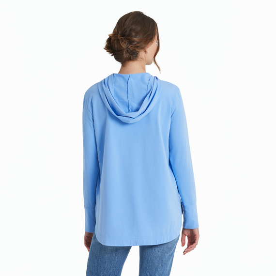 Women's Moon Stars Crusher-FLEX Hoodie Tunic