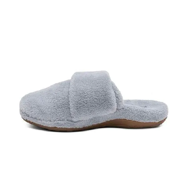 Womens Aetrex Mandy Closed-Toe Slipper in Grey