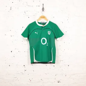 Womens Ireland Rugby Puma Shirt - Green - Womens L