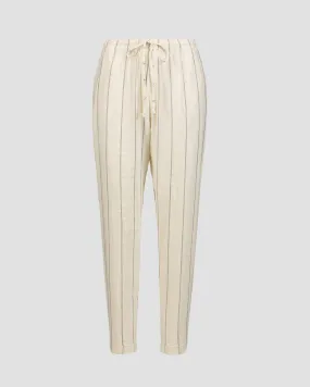 Women’s linen trousers Deha D02245-10001