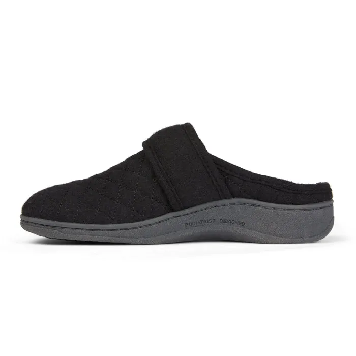 Womens Vionic Carlin Mule Slipper Black