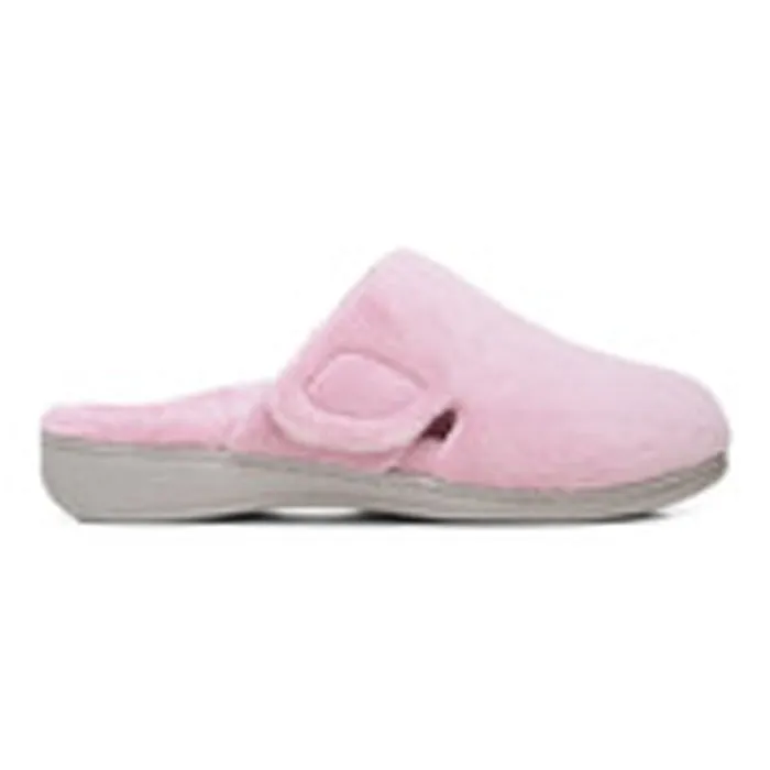 Womens Vionic Gemma Mule Slipper Breast Cancer Awareness Pink