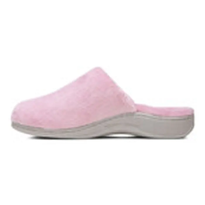 Womens Vionic Gemma Mule Slipper Breast Cancer Awareness Pink