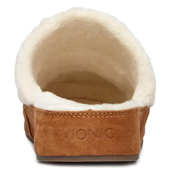 Womens Vionic Nessie Slipper Toffee