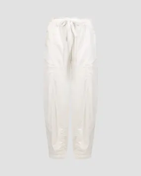 Women’s white balloon trousers Deha D02555-10001